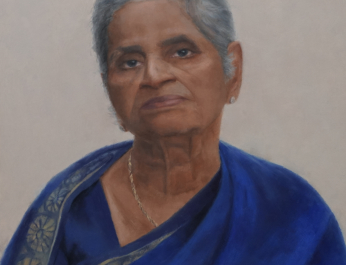 “Jaya”; Oil on Panel, 12×16 inches
